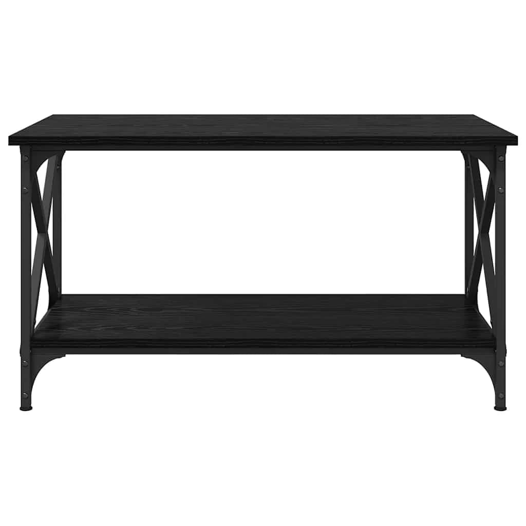 Klubska miza Črni hrast 80 x 45 x 45.5 cm Inženirski les - slika 5