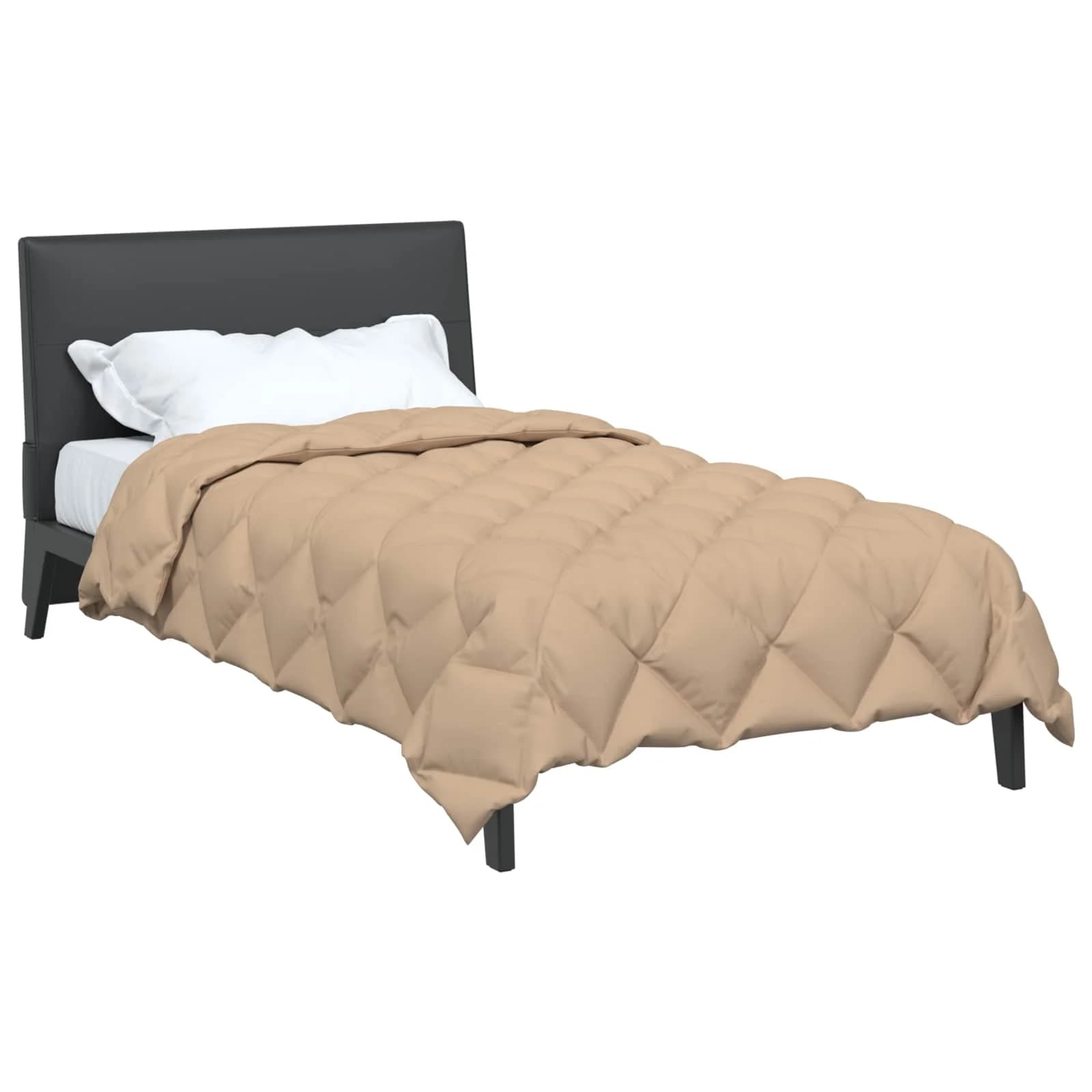 Zimska posteljnina 135 x 200 cm 450 gsm Taupe - slika 3