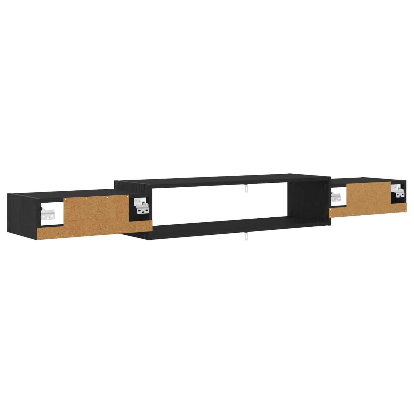 Stenska TV omarica Montaža za steno Črni hrast 180 x 28 x 21 cm - slika 7