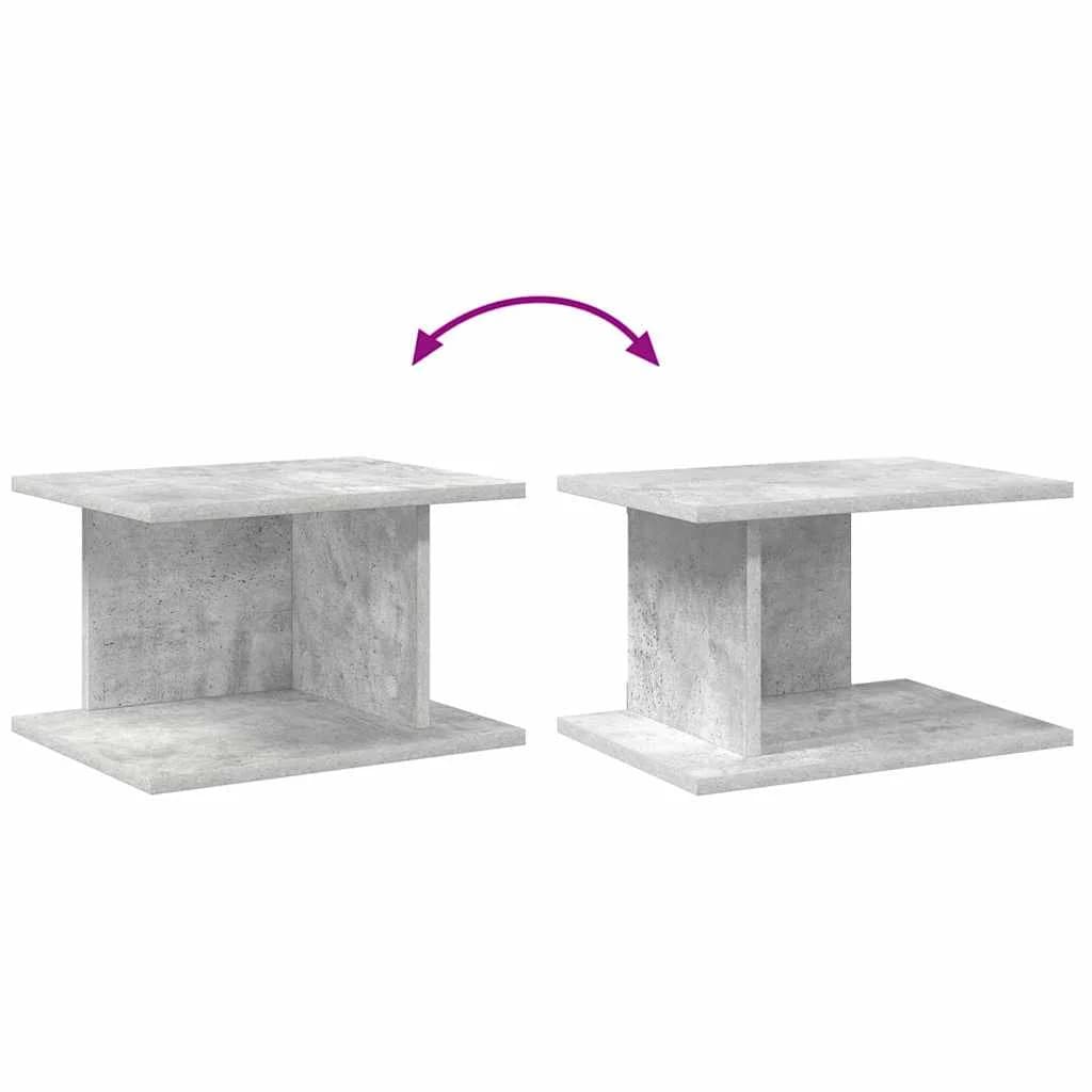 Nočna omarica 2 kos Betonsko siva 40 x 30 x 25 cm - slika 11