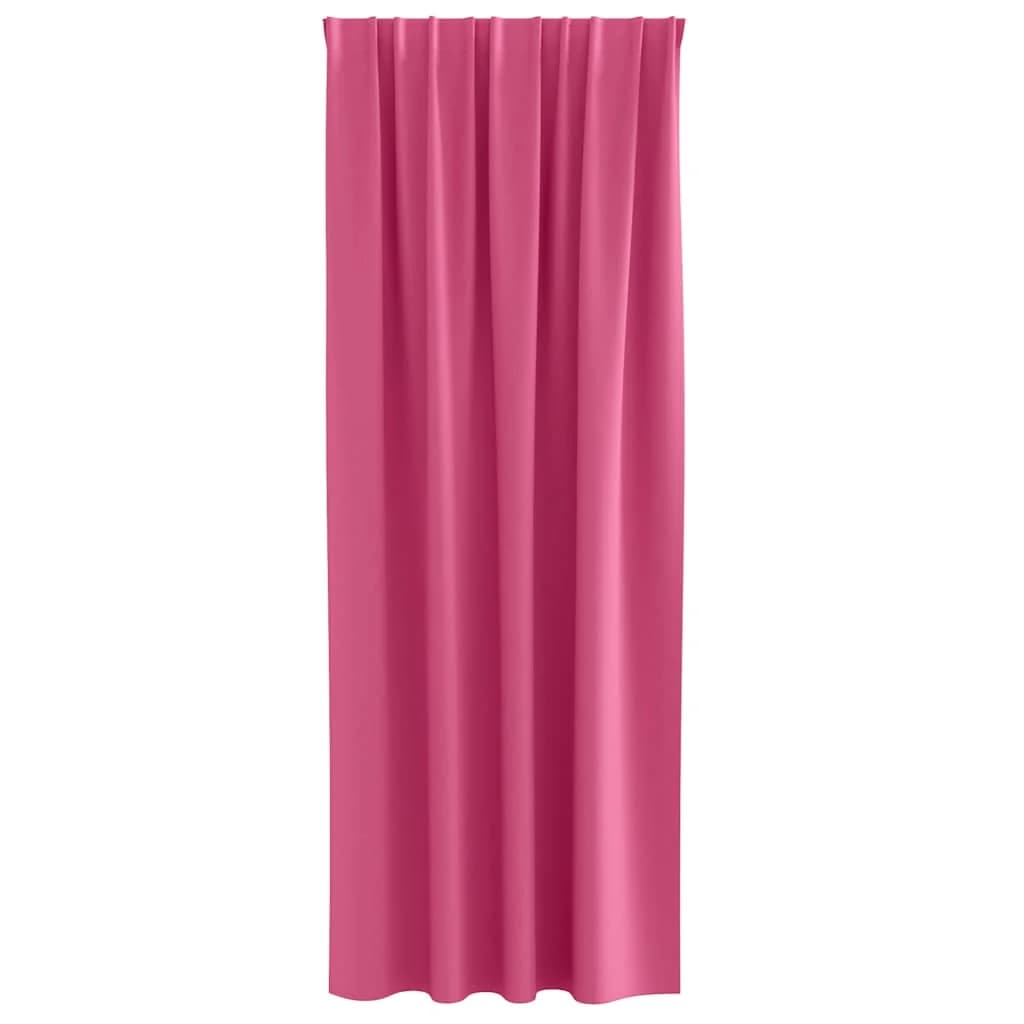 Zavese za zatemnitev z obroči 2 kos Svetlo roza 225 x 140 cm - slika 4