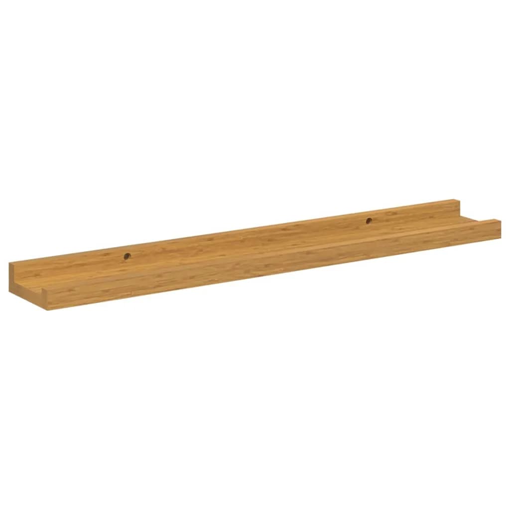 Stenska polica Montaža za steno 4 kos Bež 60 x 9 x 3 cm - slika 6