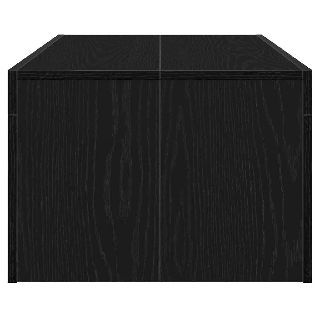 Klubska miza Črna Orehovina 102 x 50 x 35 cm Inženirski les - slika 7