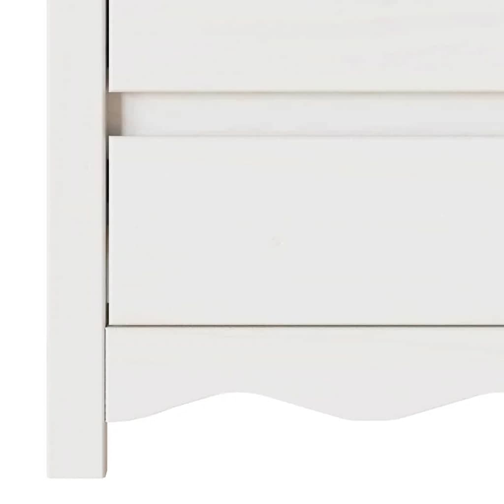 Klubska miza Drammen Bela 45 x 35 x 56 cm Masivno borovo les - slika 10