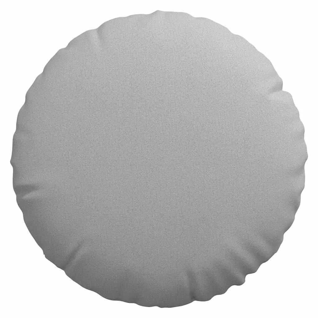 Sedežne blazine 2 kos blago Oblačno siva Ø80 x 29 cm - slika 6