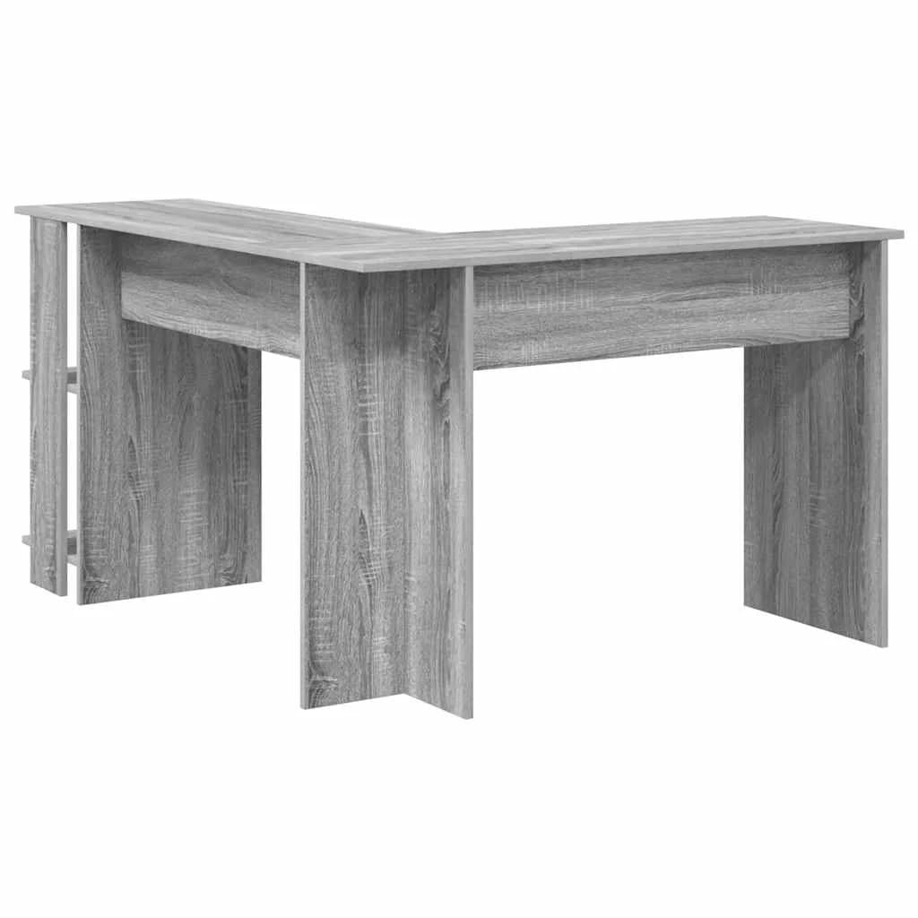 Kotniška miza Siva Sonoma Inženirski les 140 x 113,5 x 75 cm - slika 7