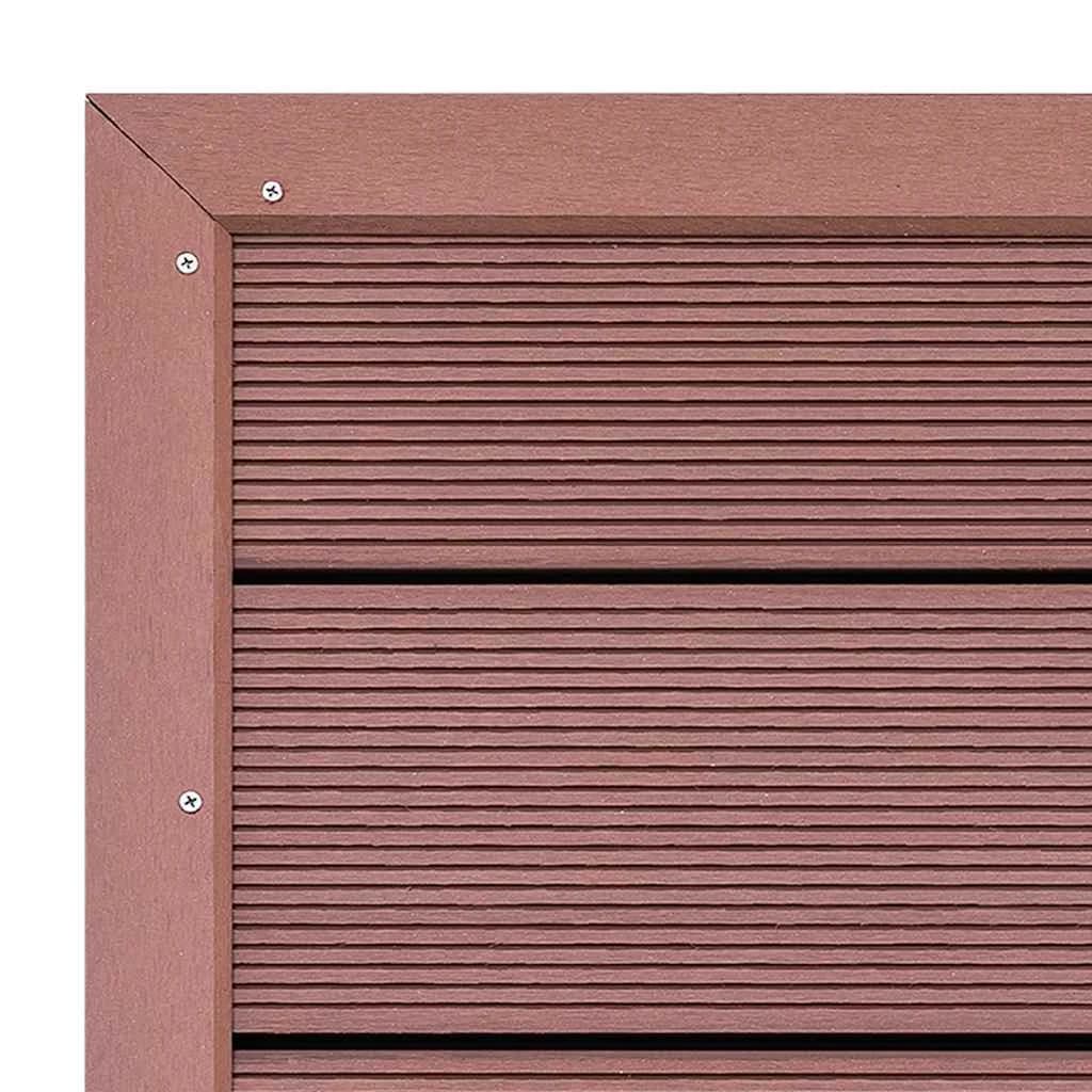 Talni element za solarni tuš rjav 101x63x5,5 cm WPC - slika 4