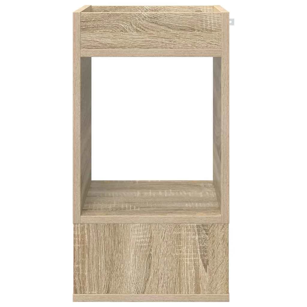 Stranska miza 2 kos Sonoma hrast 30 x 30 x 56 cm Inženirski les - slika 6
