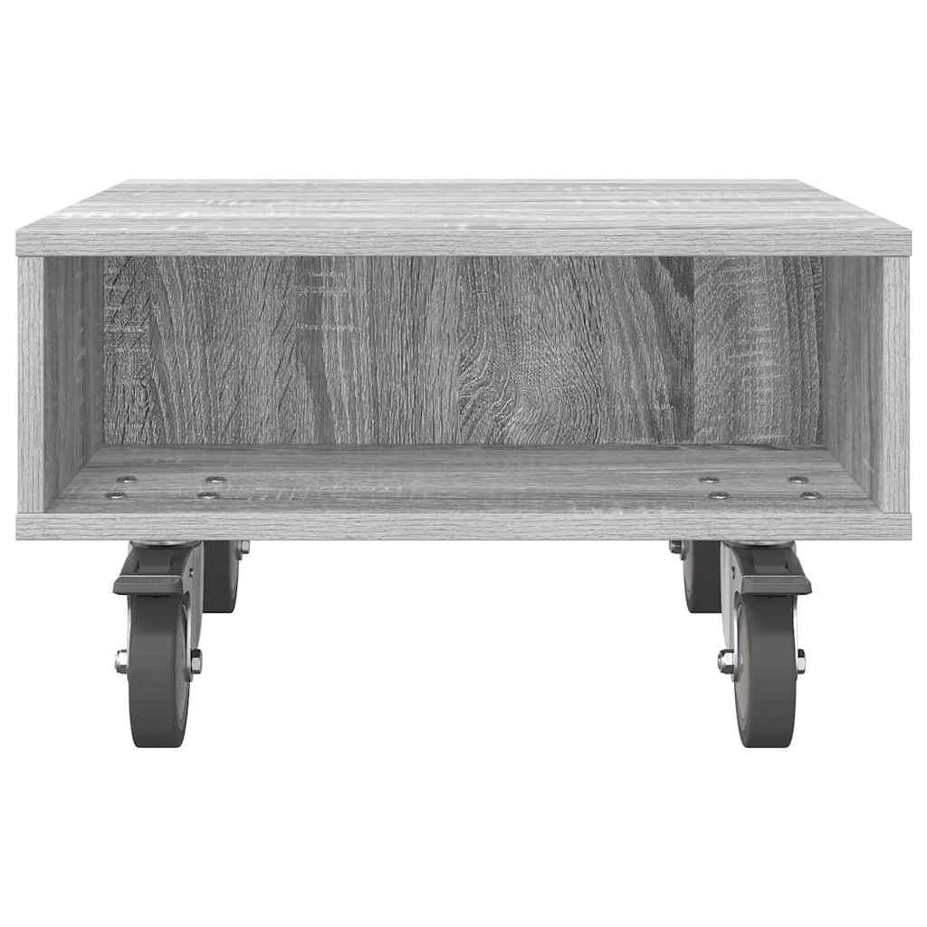 Stranska miza s kolesi Siva Sonoma 50,5 x 50 x 30 cm - slika 5