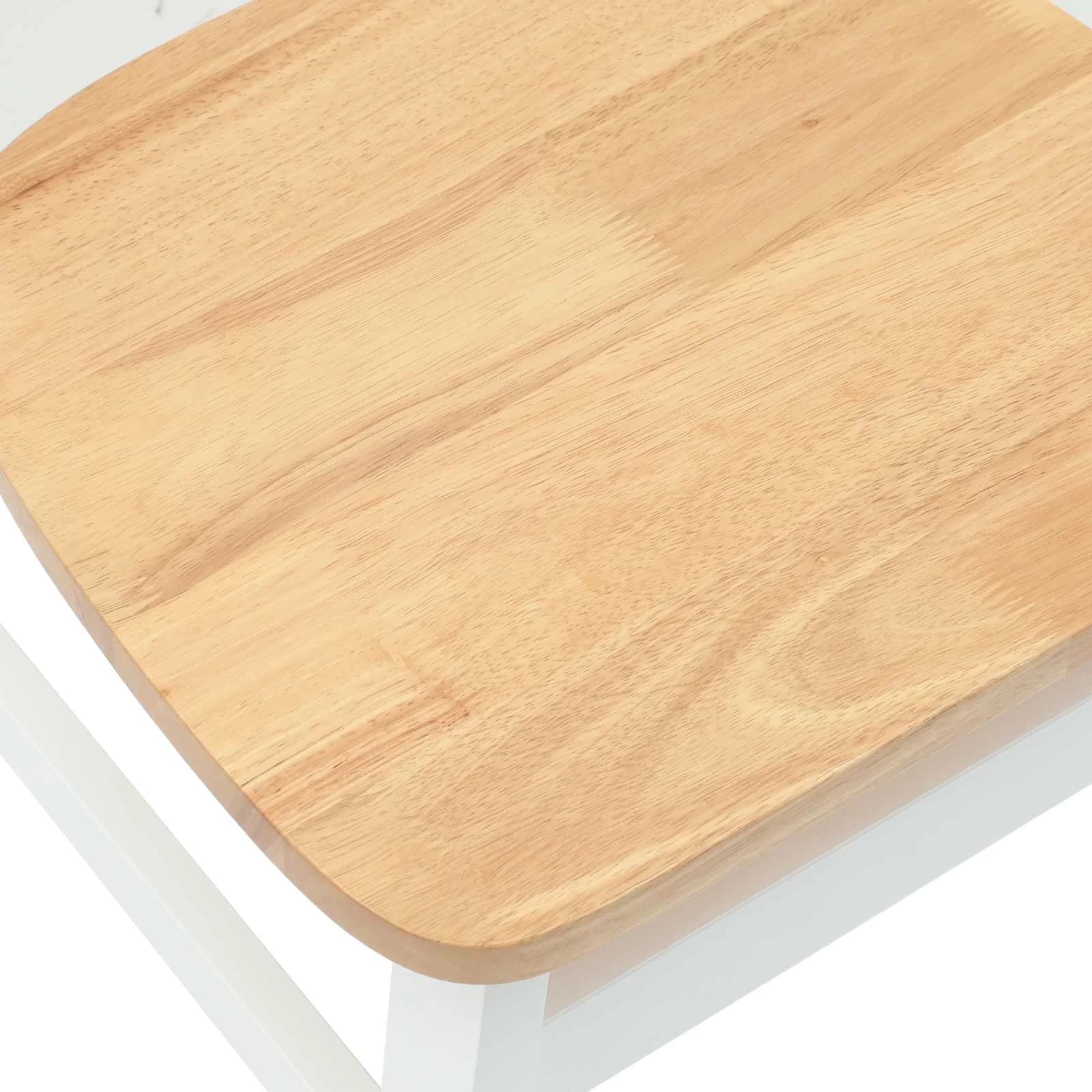 Jedilni stoli 2 kos Masivno gumovo les Bela 42 x 47,5 x 81 cm - slika 9