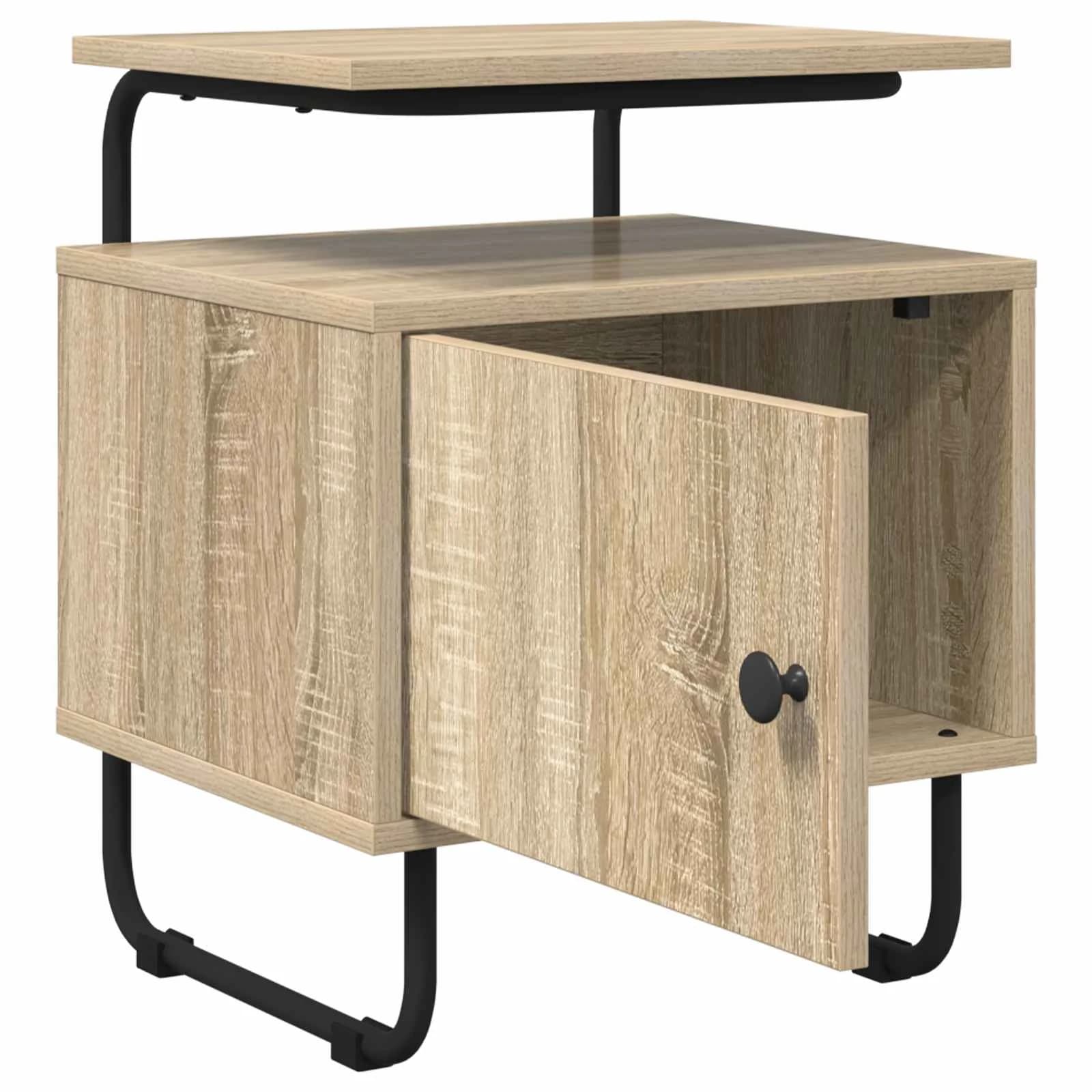 Nočna omarica 2 kos Sonoma hrast 40 x 36,5 x 50 cm - slika 5