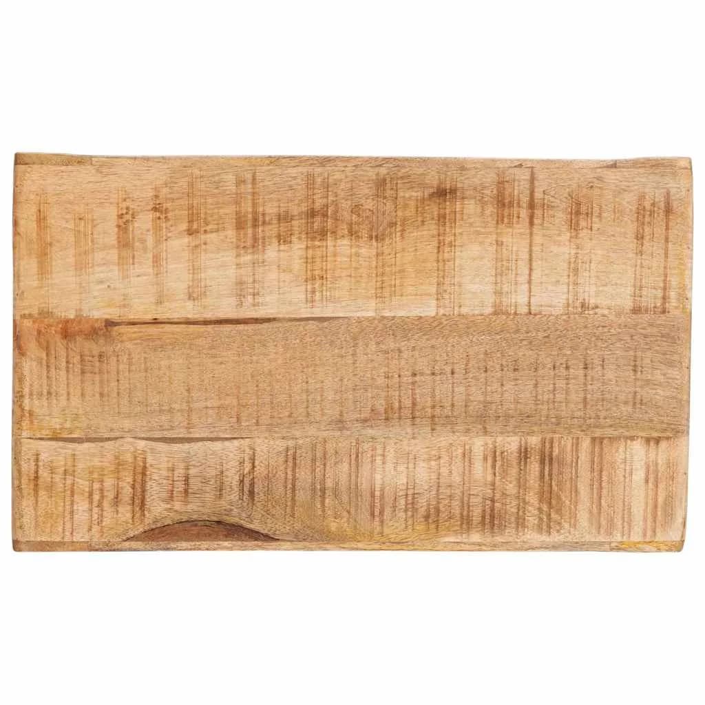 Stranska miza Rjava 60 x 35 x 46 cm Masiven les manga - slika 6