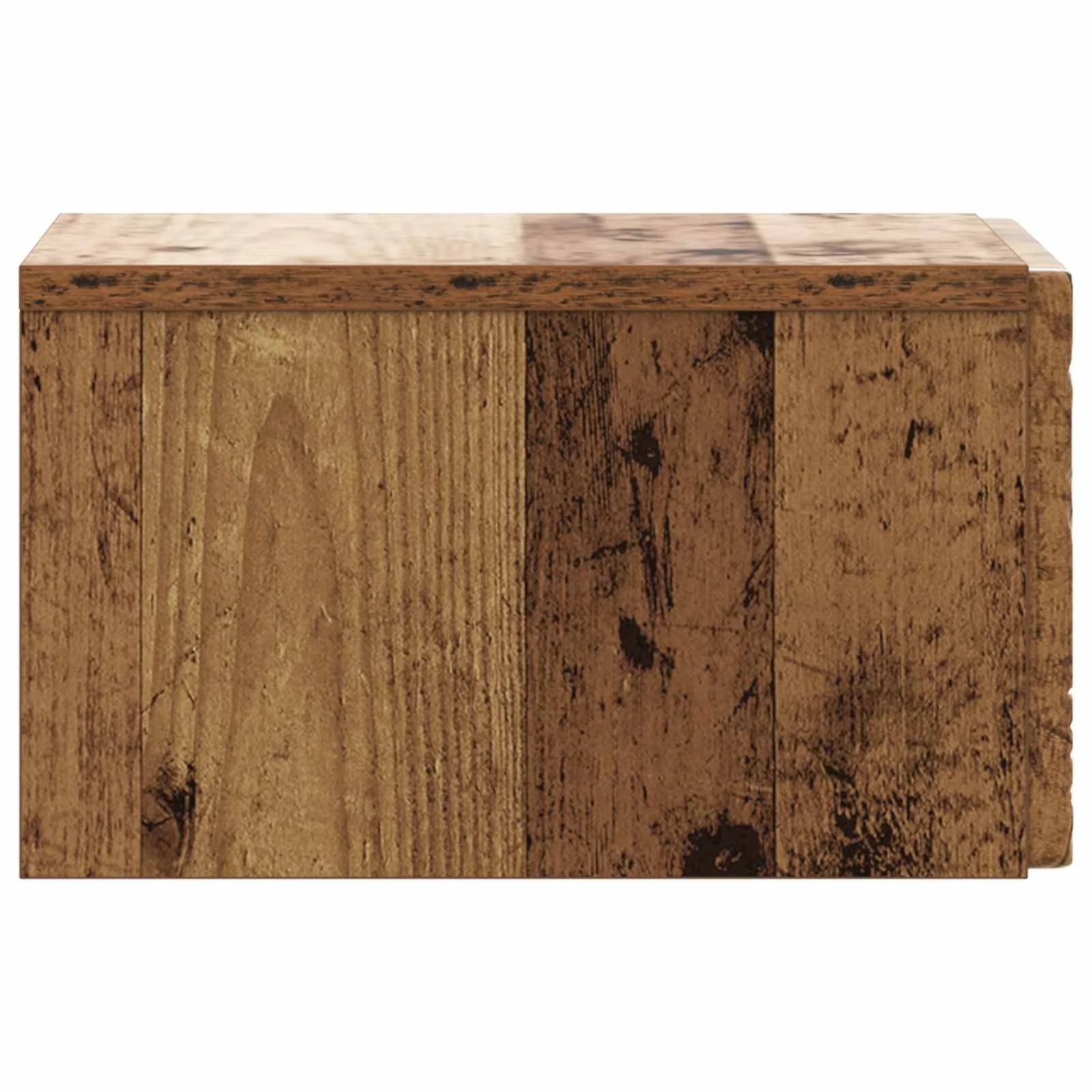 Stenska stranska miza Star les 34,5 x 33 x 20 cm Inženirski les - slika 5