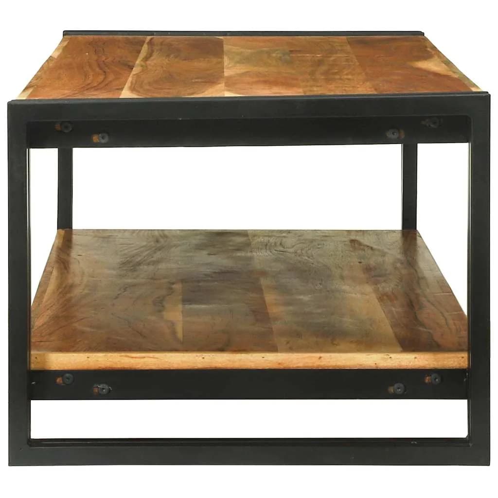 Klubska miza Rjava 120 x 50 x 38 cm Masiven les akacije - slika 4