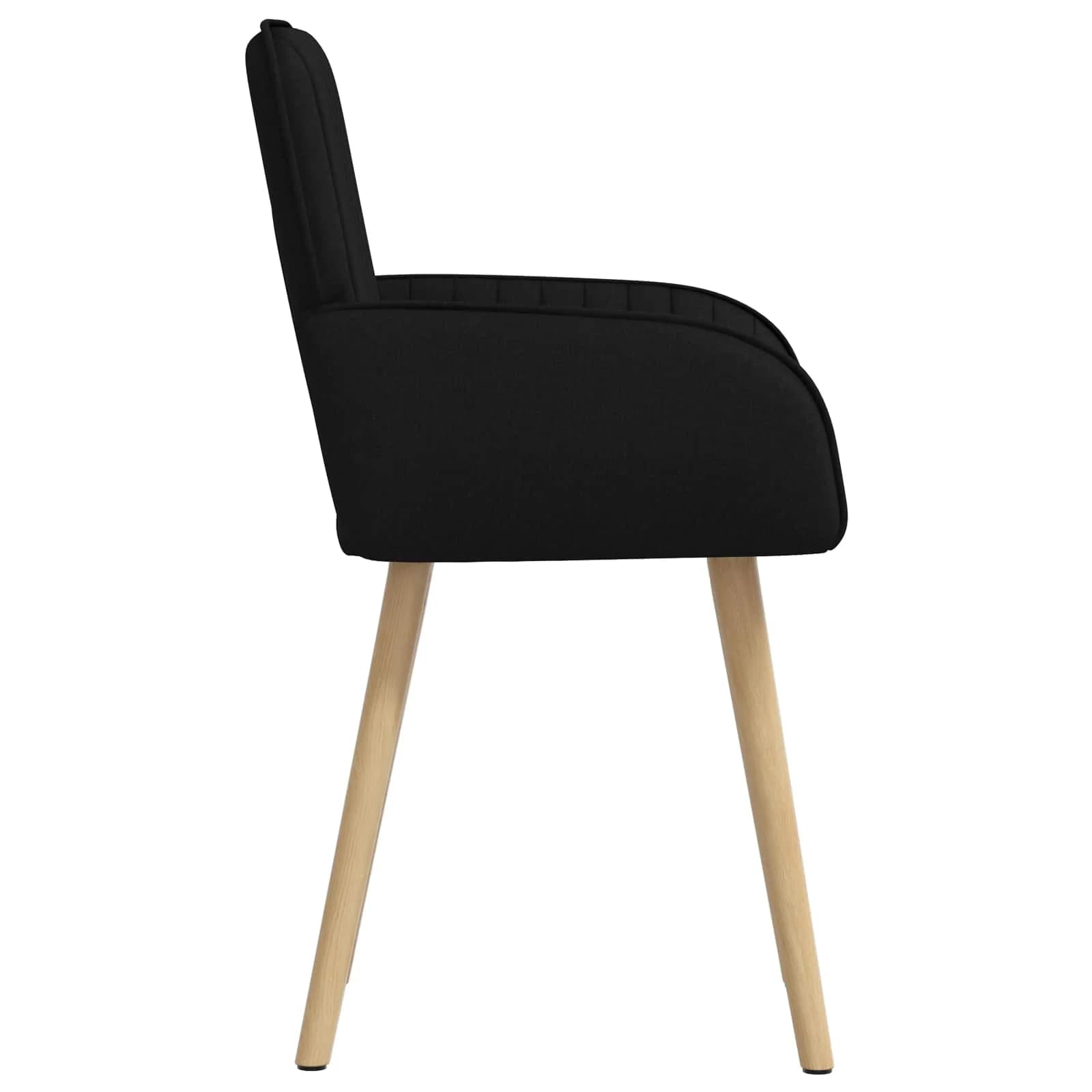 Jedilni stoli 2 kos Blago Črna 56,5 x 50 x 87,5 cm - slika 4