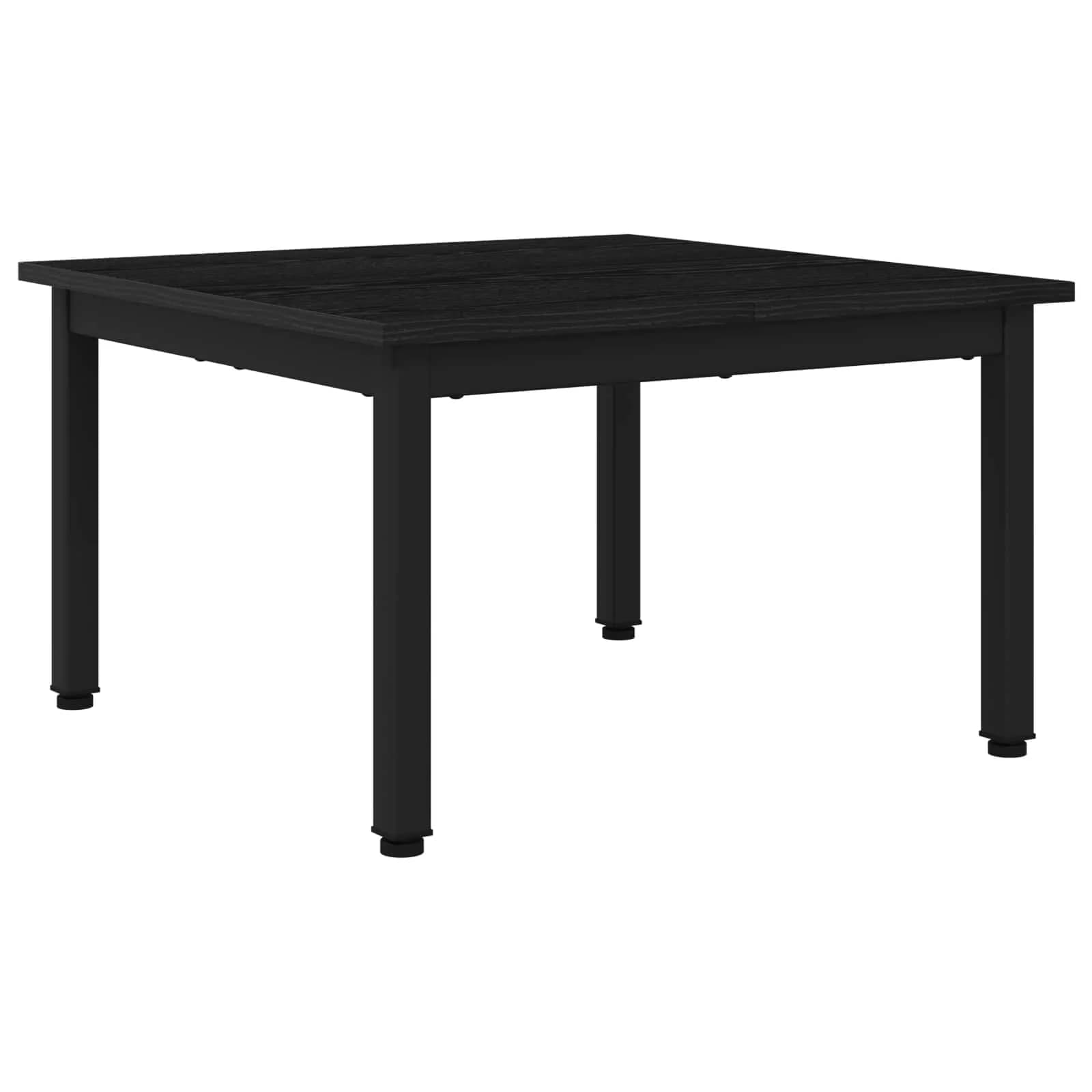 Klubska miza Črna Orehovina 60 x 60 x 36 cm Inženirski les - slika 2
