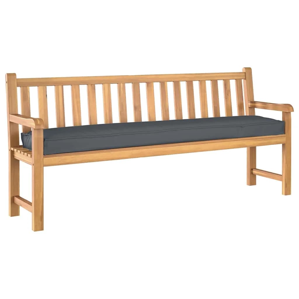 Blazina za palete Antracit 180 x 40 x 8 cm Oxford tkanina - slika 3