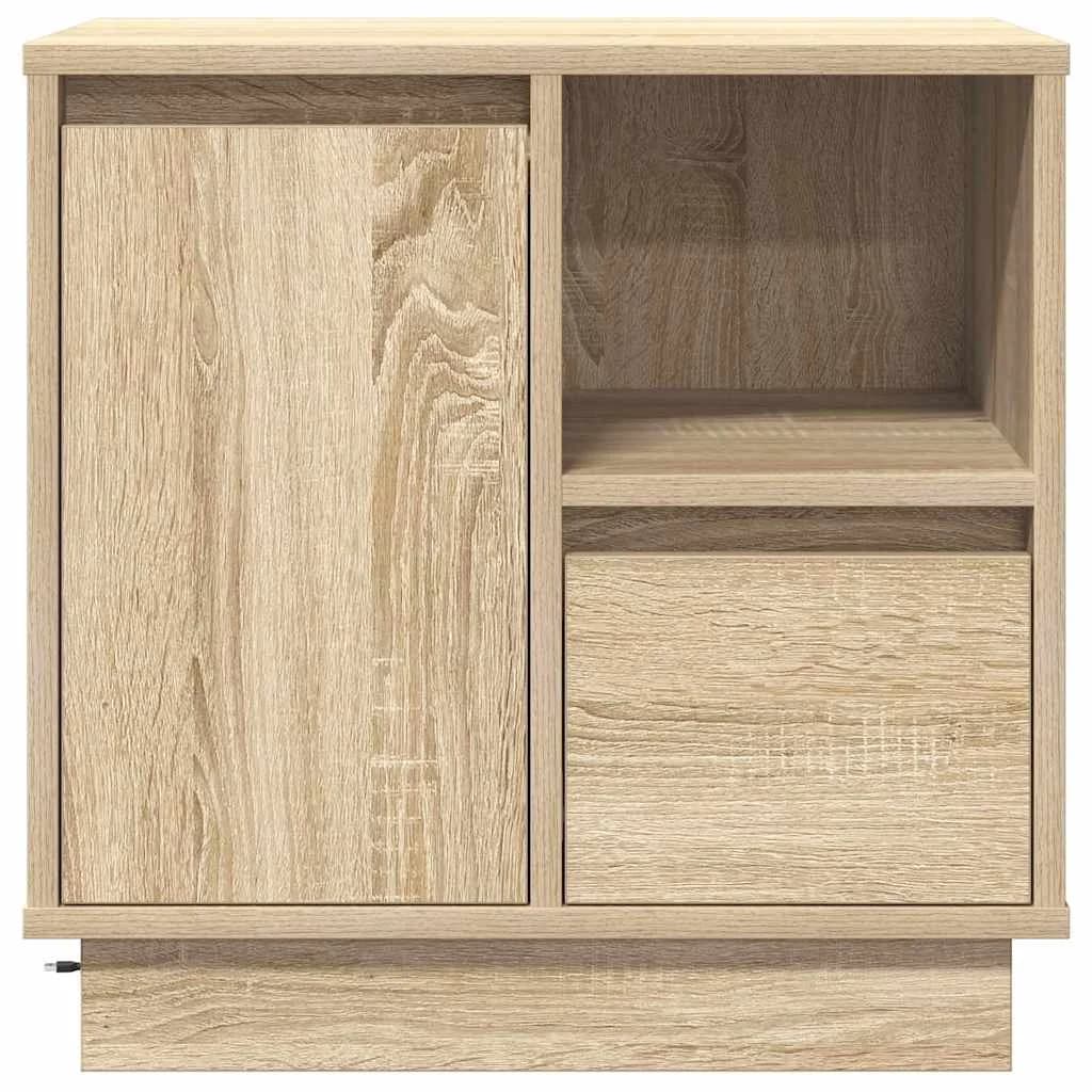 Nočna omarica 2 kos Sonoma hrast 50 x 34,5 x 50 cm. - slika 6