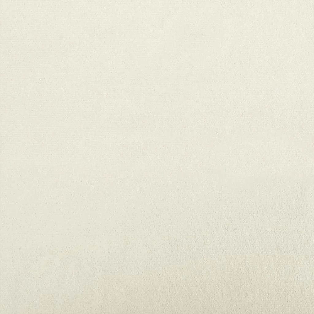 Sedežne blazine 2 kos Žamet krema Ø 80 x 29 cm - slika 8