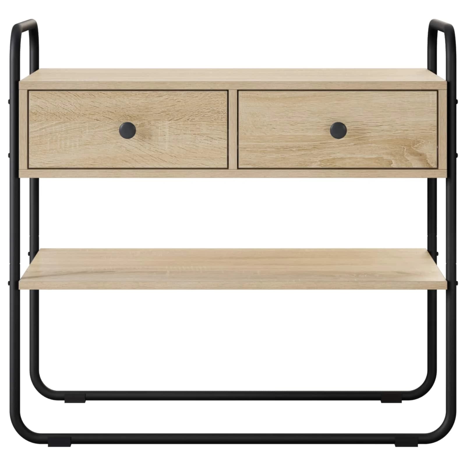 Konzolna miza Sonoma hrast 100 x 40 x 75 cm Inženirski les - slika 5