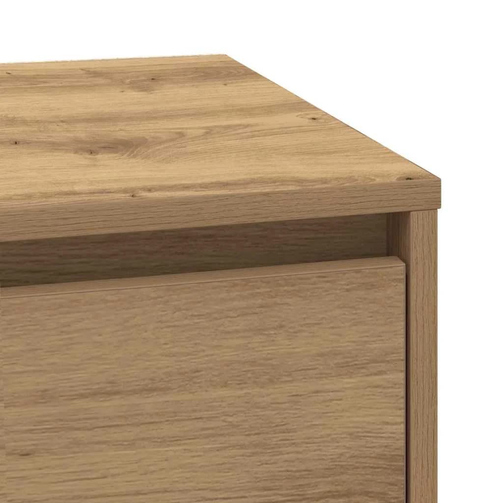 Nočna omarica 2 kos Umetni hrast 39 x 34,5 x 50 cm - slika 11