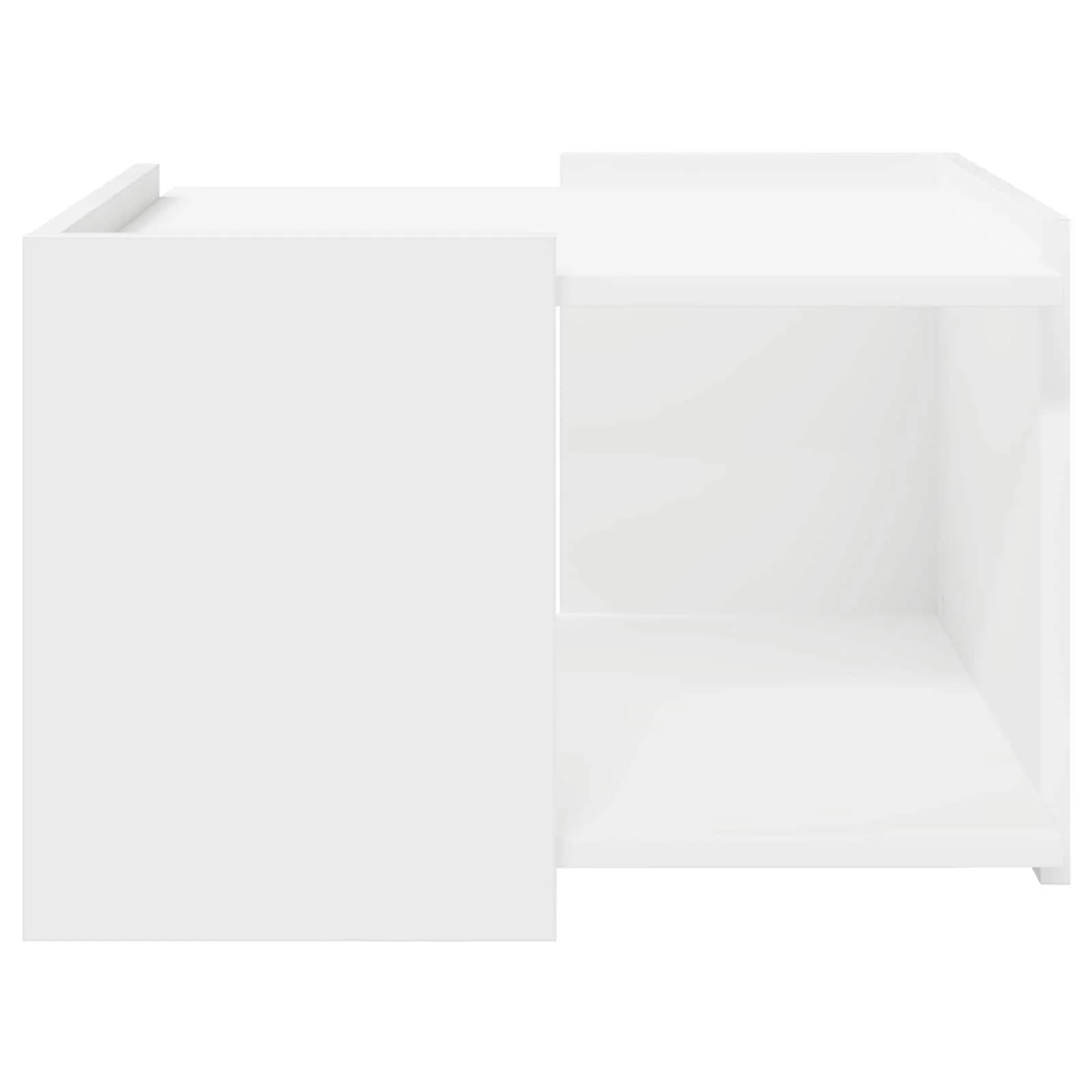 Klubska miza Bela 50,5 x 50 x 33 cm Inženirski les - slika 5