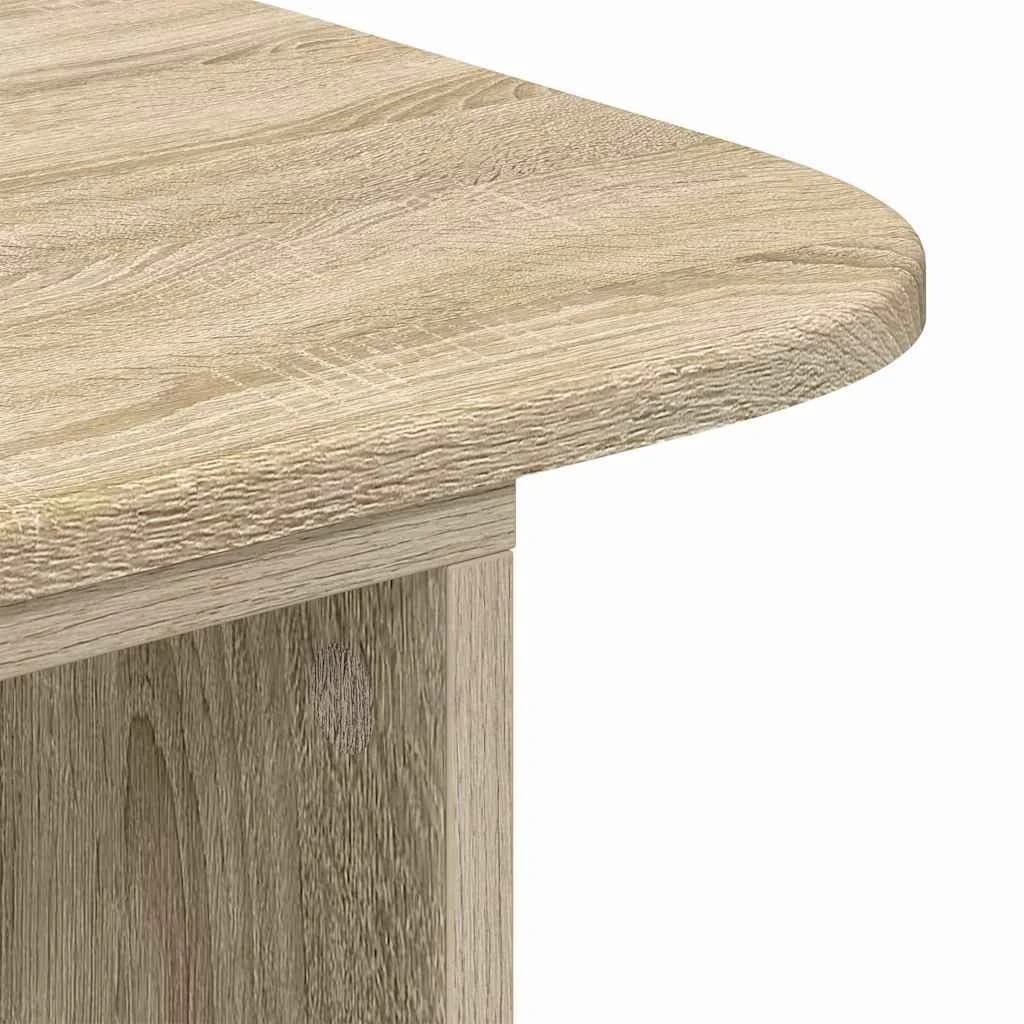 Konzolna miza Sonoma hrast 93 x 40 x 75 cm Inženirski les - slika 8