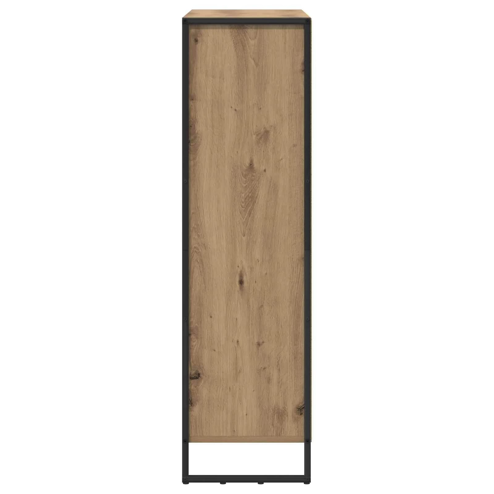 Knjigovni omar 99,5 x 30 x 108 cm Inženirski les Oreh - slika 7