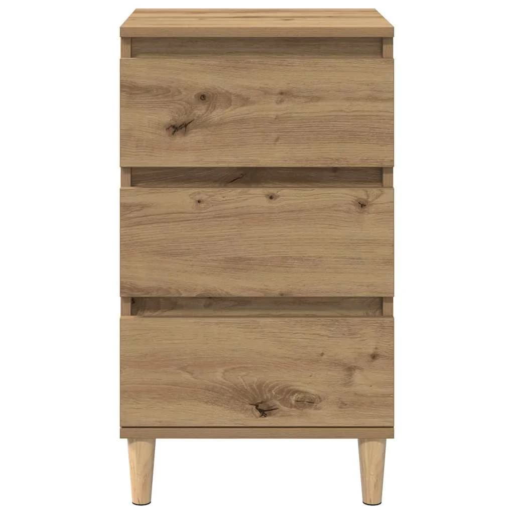 Nočna omarica Umetni hrast 40 x 35 x 70 cm Inženirski les - slika 6