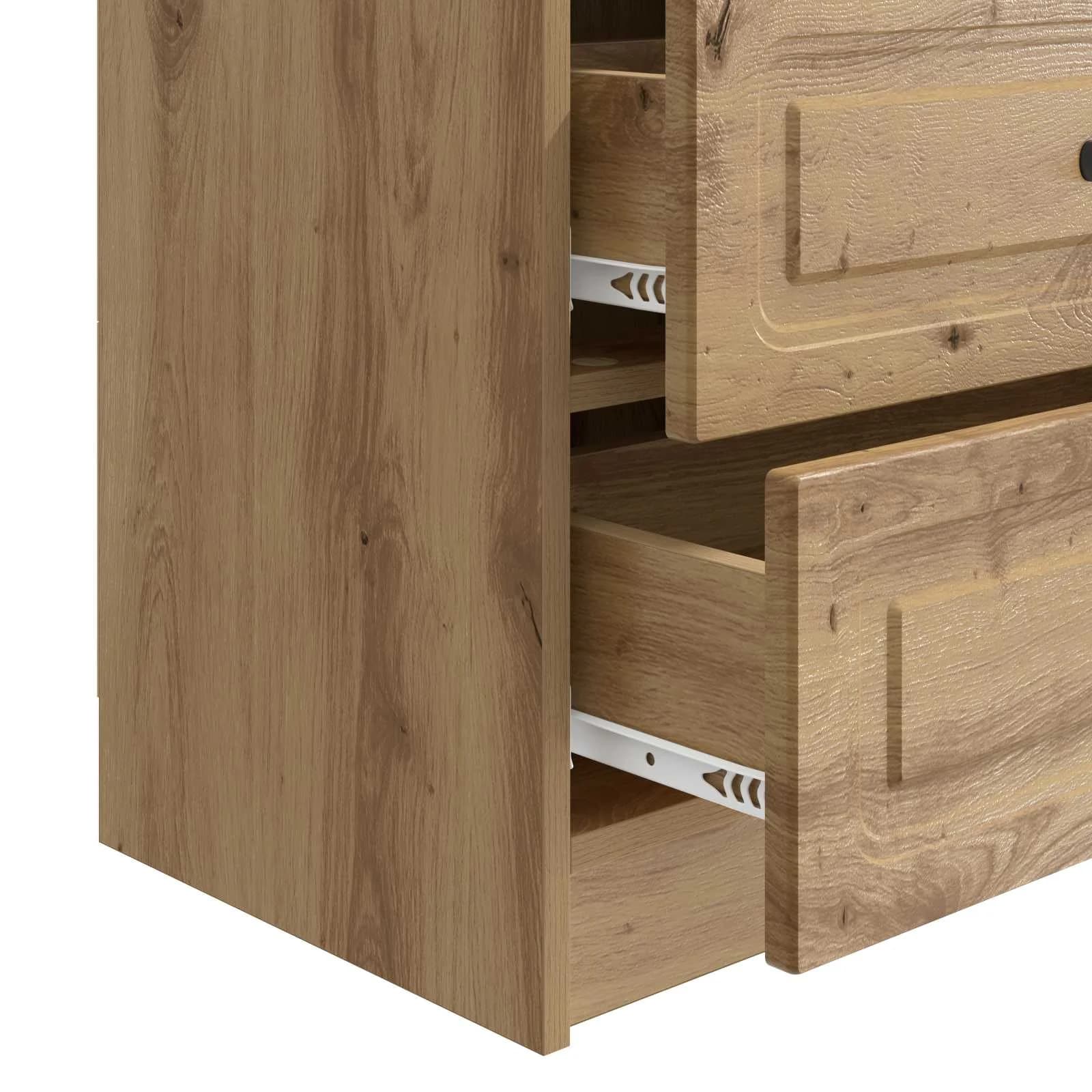Nočna omarica Artisan hrast 62 x 34,5 x 44,5 cm Inženirski les - slika 9