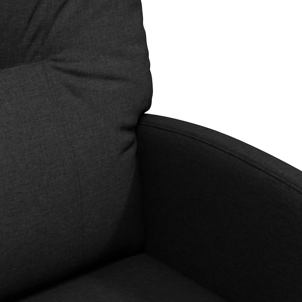 Jedilni stoli s kolesi 2 kos blago Črna 57 x 67 x 95 cm - slika 7