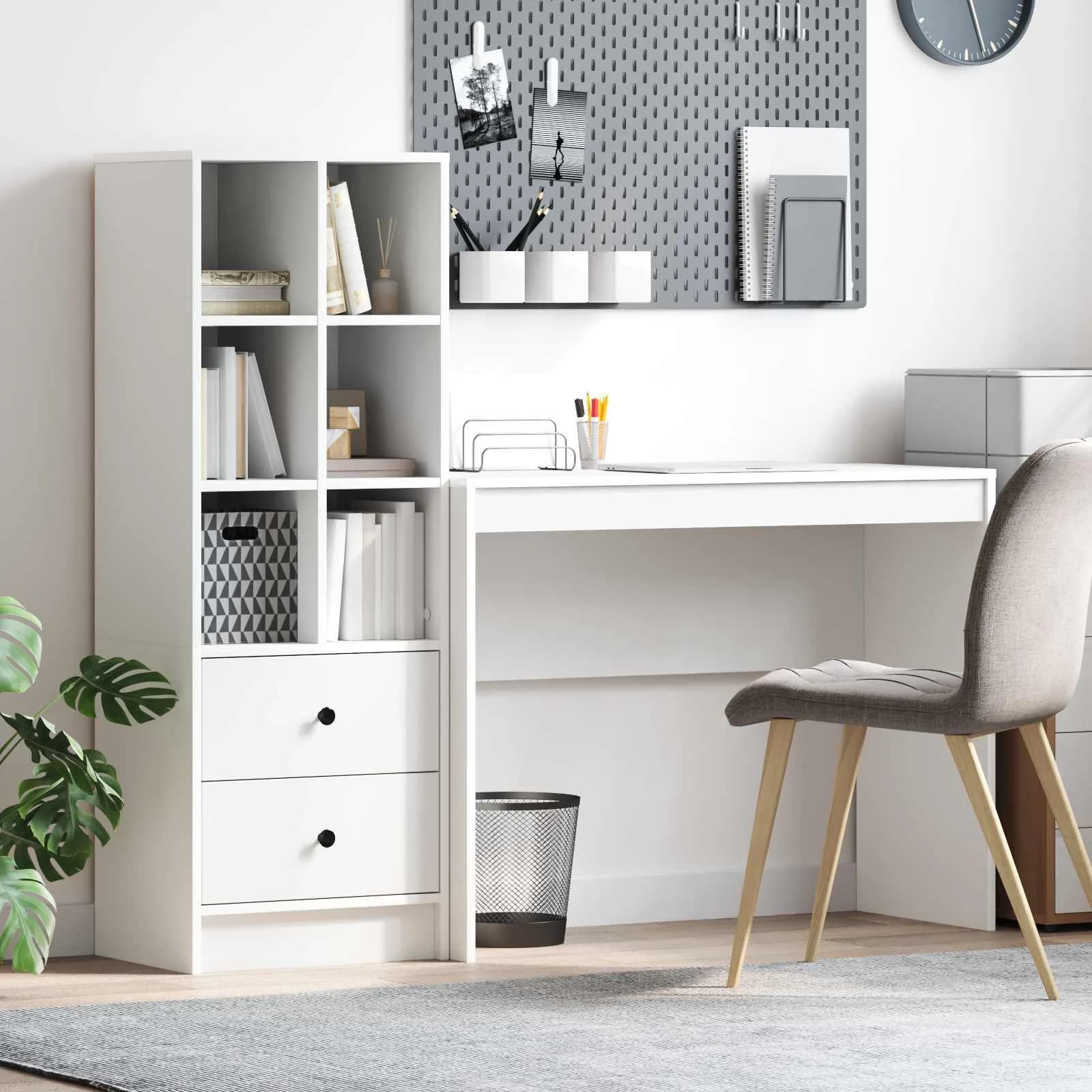 Miza Bela 145,5 x 40 x 127 cm 2 kos