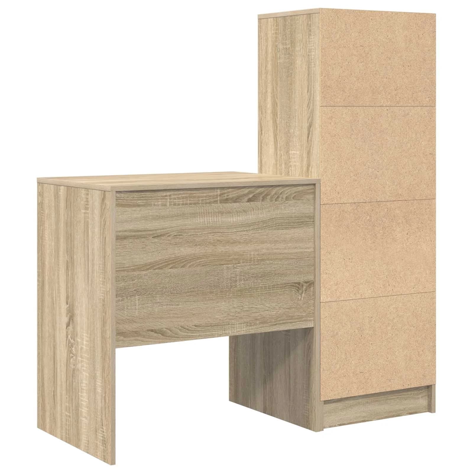 Miza Sonoma hrast 115,5 x 50 x 127 cm 2 kos - slika 9