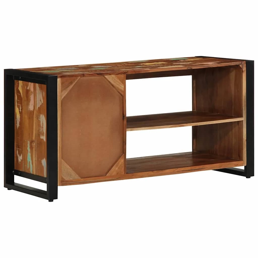 Klop za čevlje večbarvno 100 x 40 x 50 cm Trden predelan les - slika 6