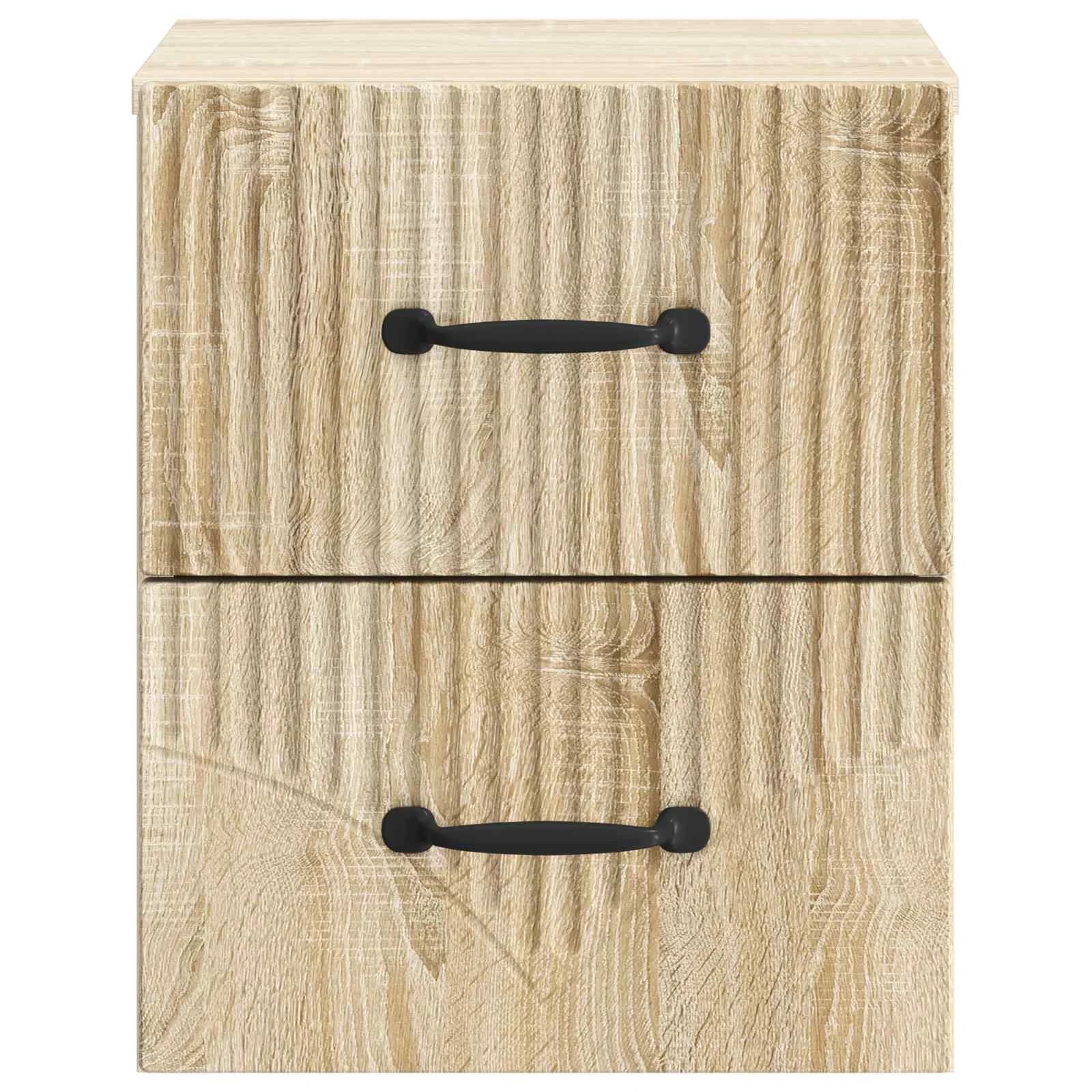 Stenski nočni omarici s predalom Sonoma hrast 34,5 x 33 x 40 cm - slika 5