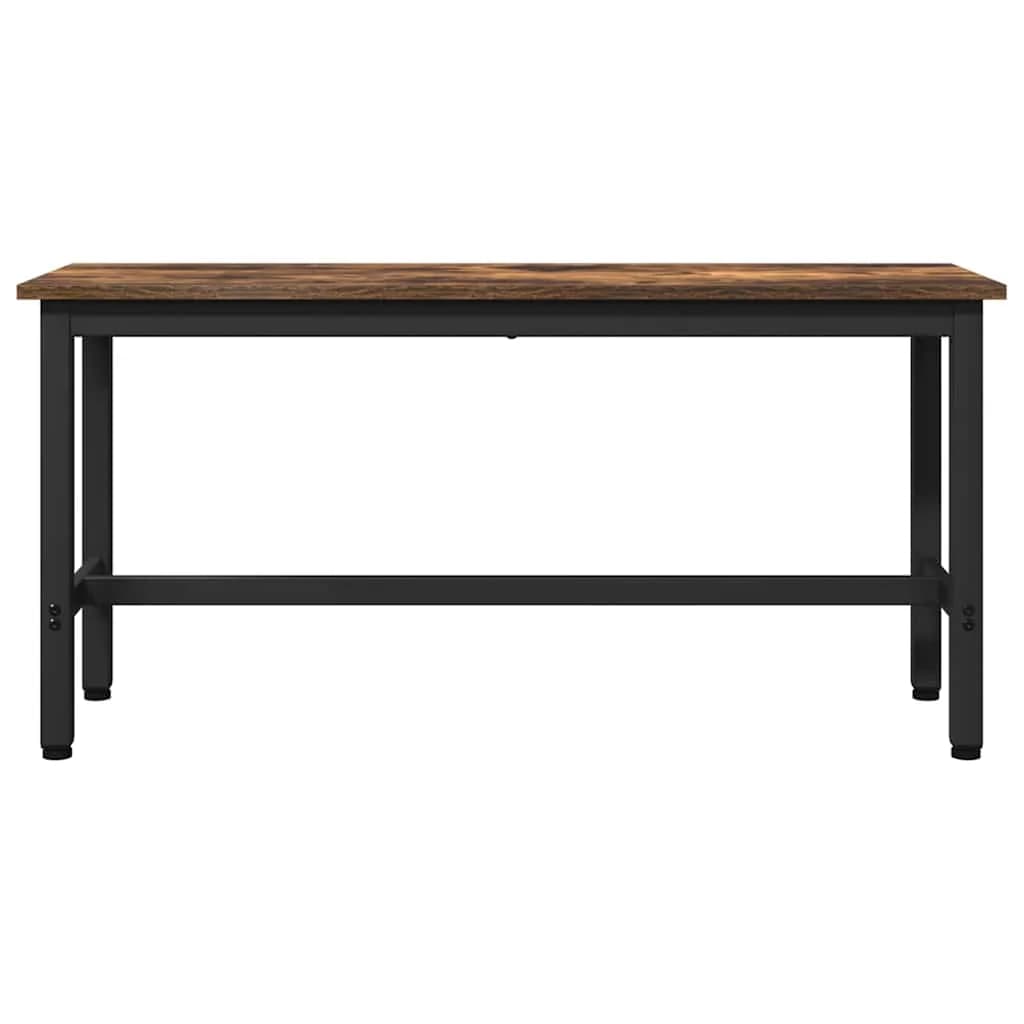 Jedilna klop Dimljeni oreh 100 x 32,5 x 48,5 cm - slika 4