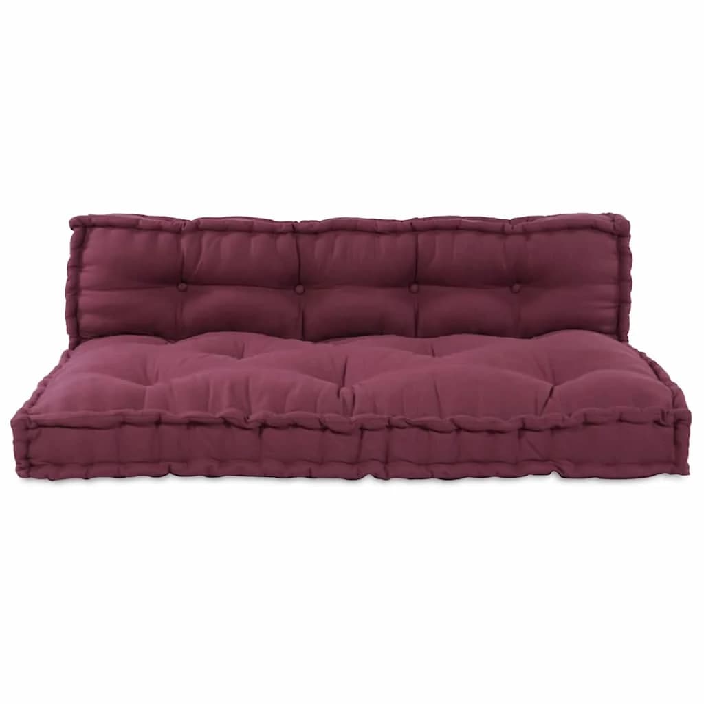 Blazina za paletni kafi 2 kos Blago Bordo 120 x 80 x 38 cm - slika 4