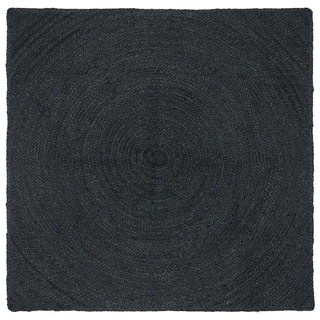 Preproge za površine Temno siva 160 x 160 cm Juta