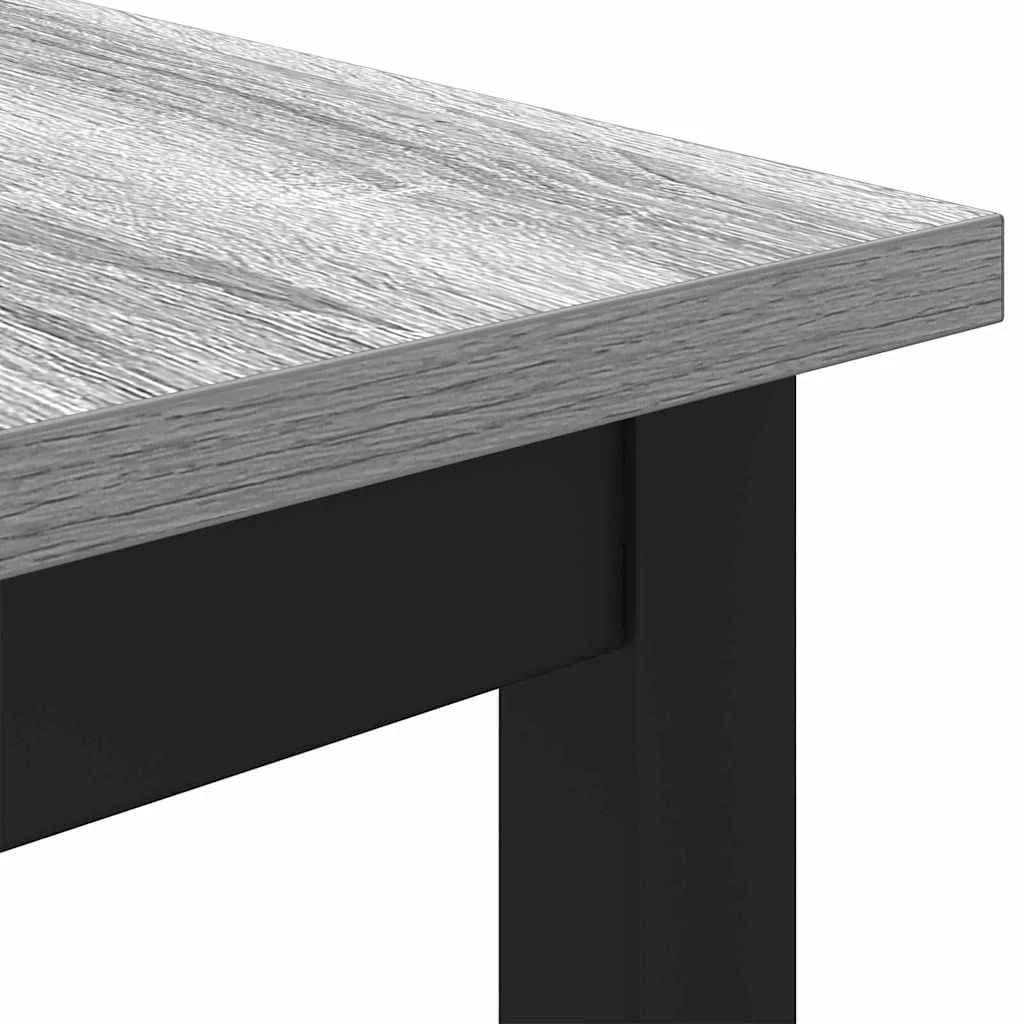 miza Siva Sonoma 100 x 50 x 76,5 cm Inženirski les in jeklo - slika 5