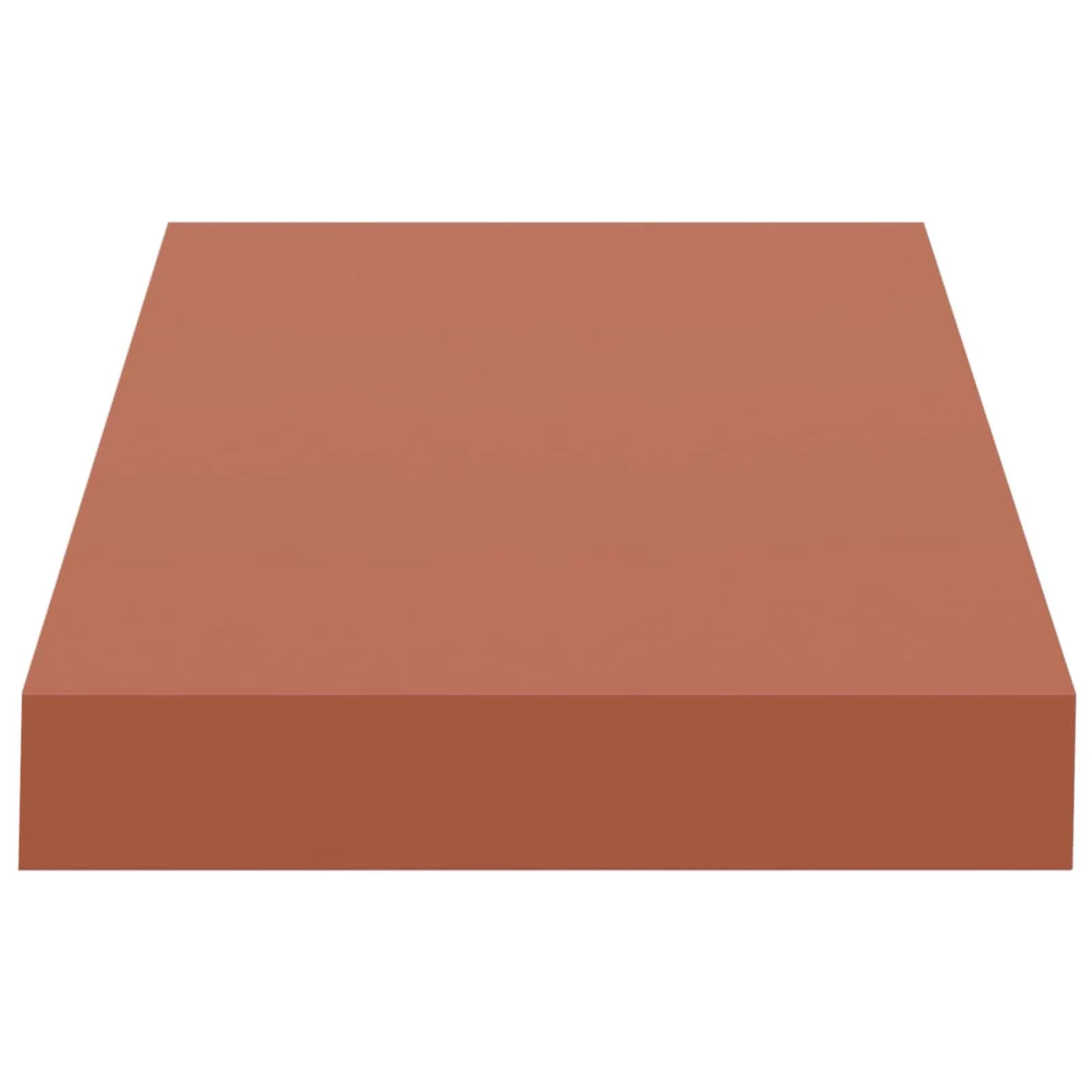 Stenska polica Montaža za steno 4 kos Rdeča 50 x 23,5 x 3,8 cm - slika 8