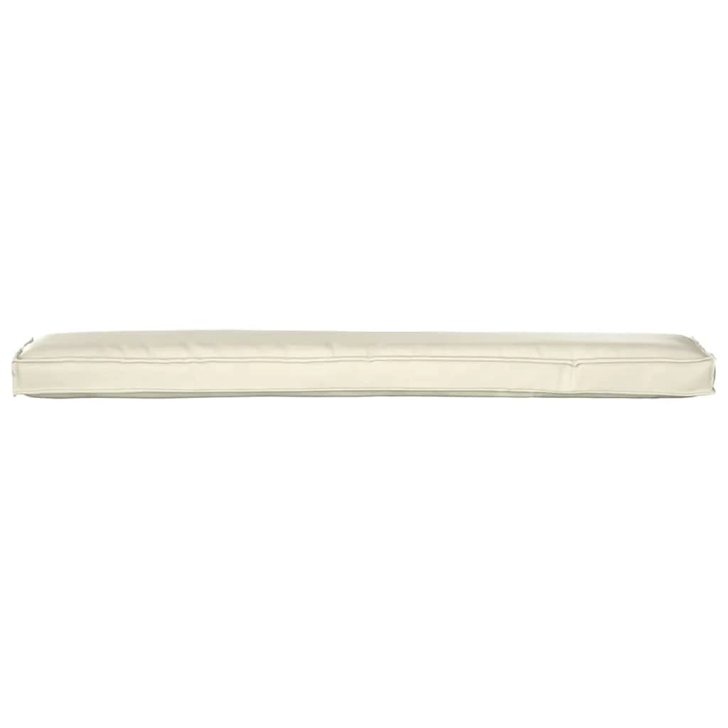 Blazina za palete krema 200 x 40 x 8 cm Oxford blago - slika 7