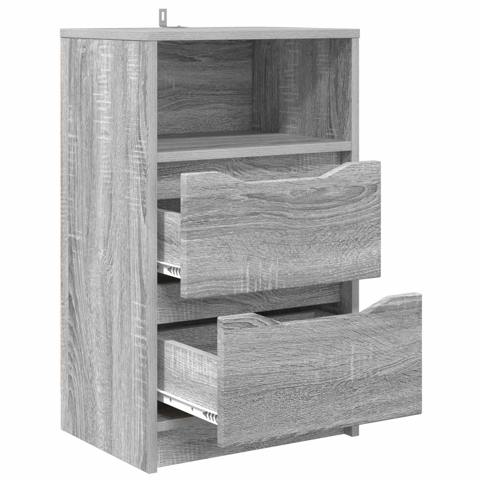 Posteljne mize 2 kos Siva Sonoma 40 x 30 x 467 cm - slika 5