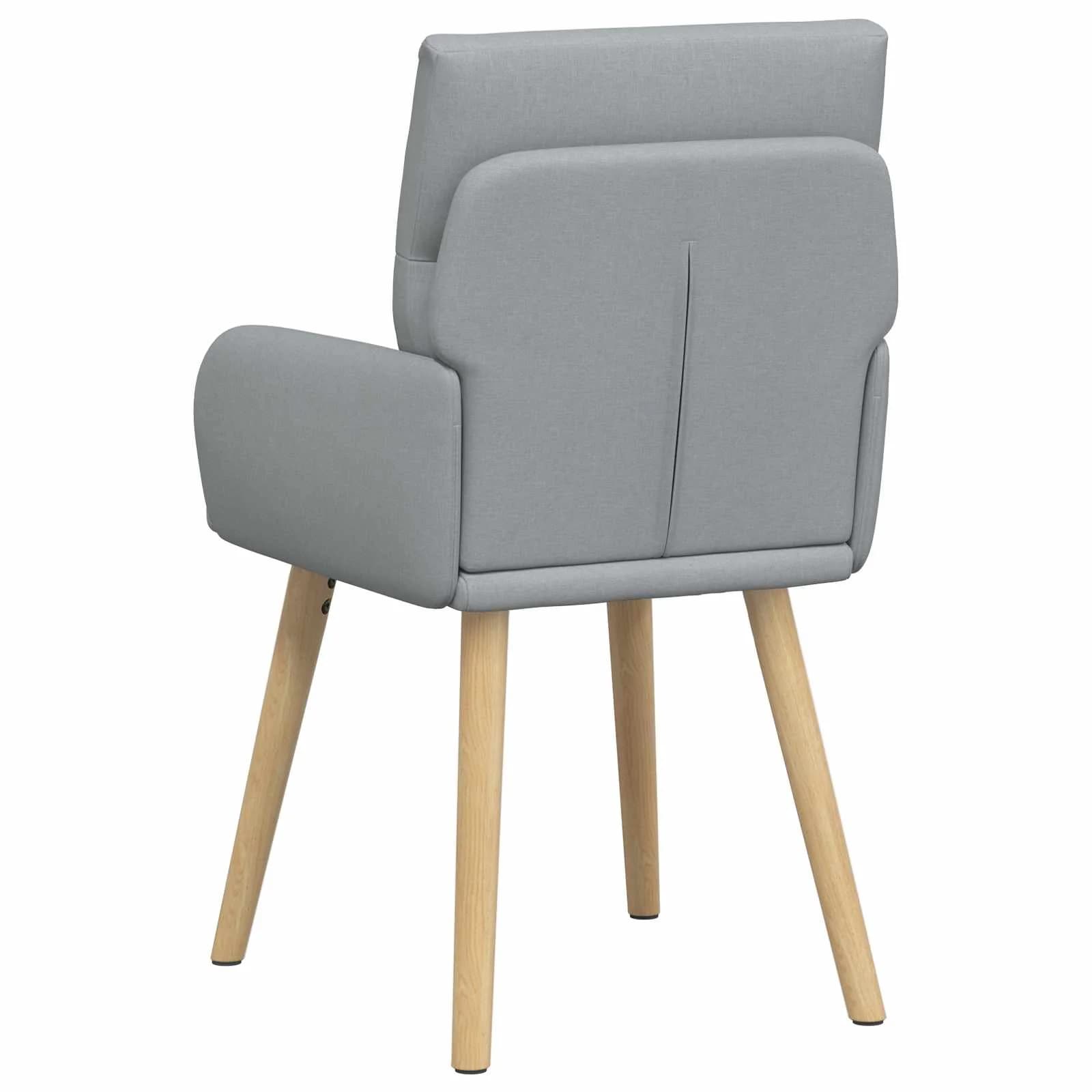 Jedilni stoli 2 kos Blago Svetlo siva 60 x 56 x 96 cm - slika 5