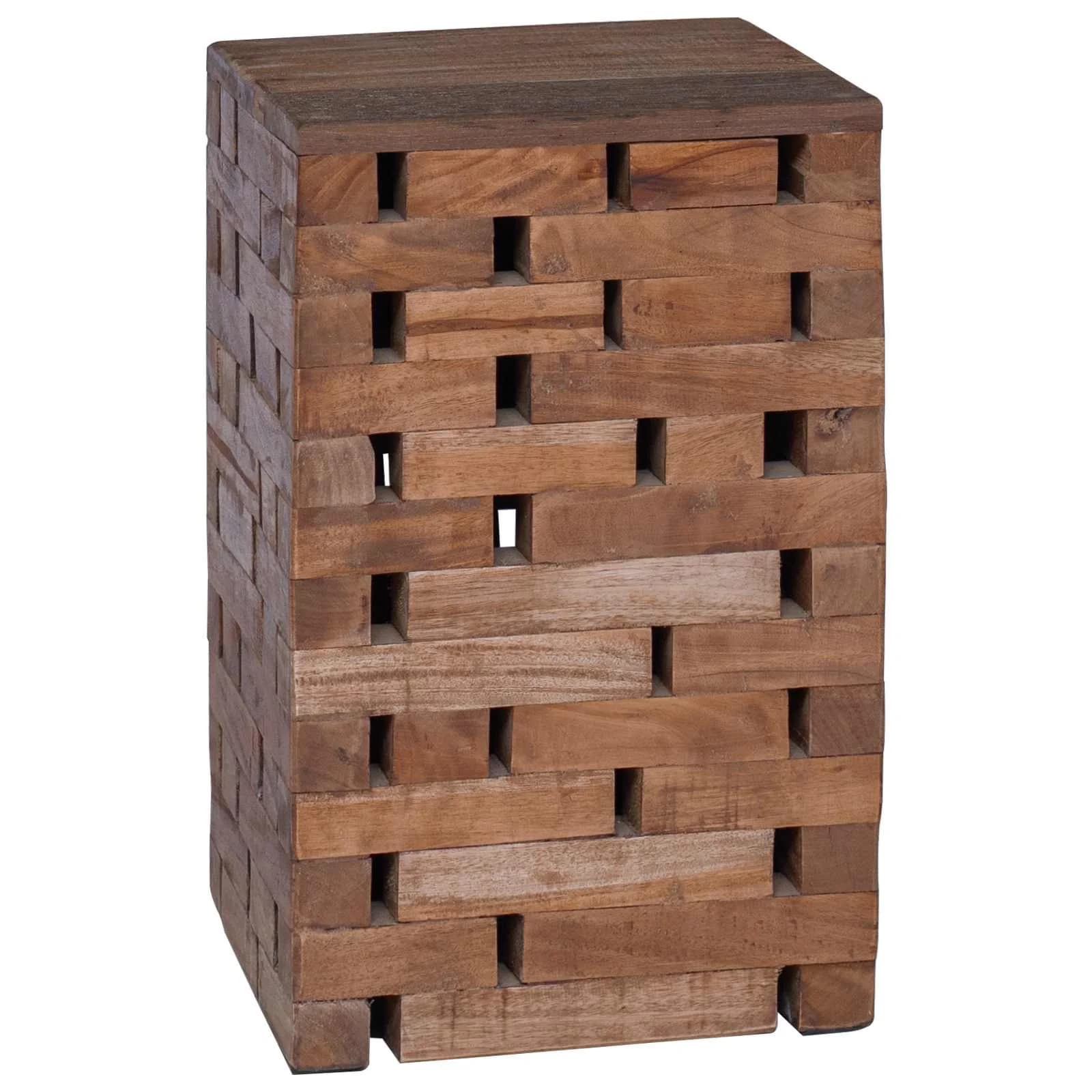 Stolica Naravna 29 x 29 x 48 cm Trden predelan les - slika 6