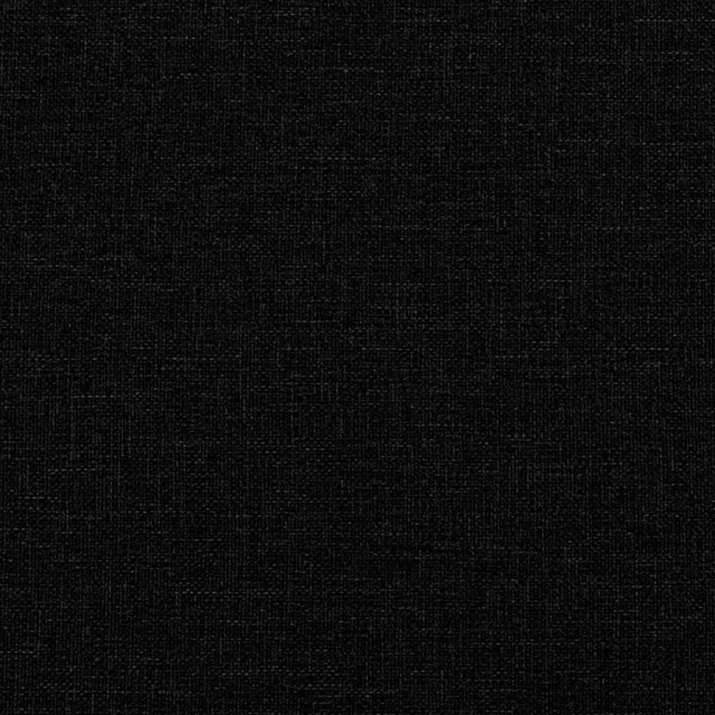 Vrtljiv stol Črna 63 x 75 x 76 cm blago - slika 10