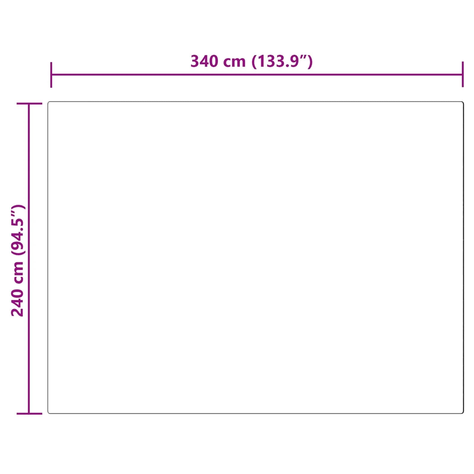 Preproga iz umetnega ovčjega krzna TAFALLA Bela 240 x 340 cm - slika 10