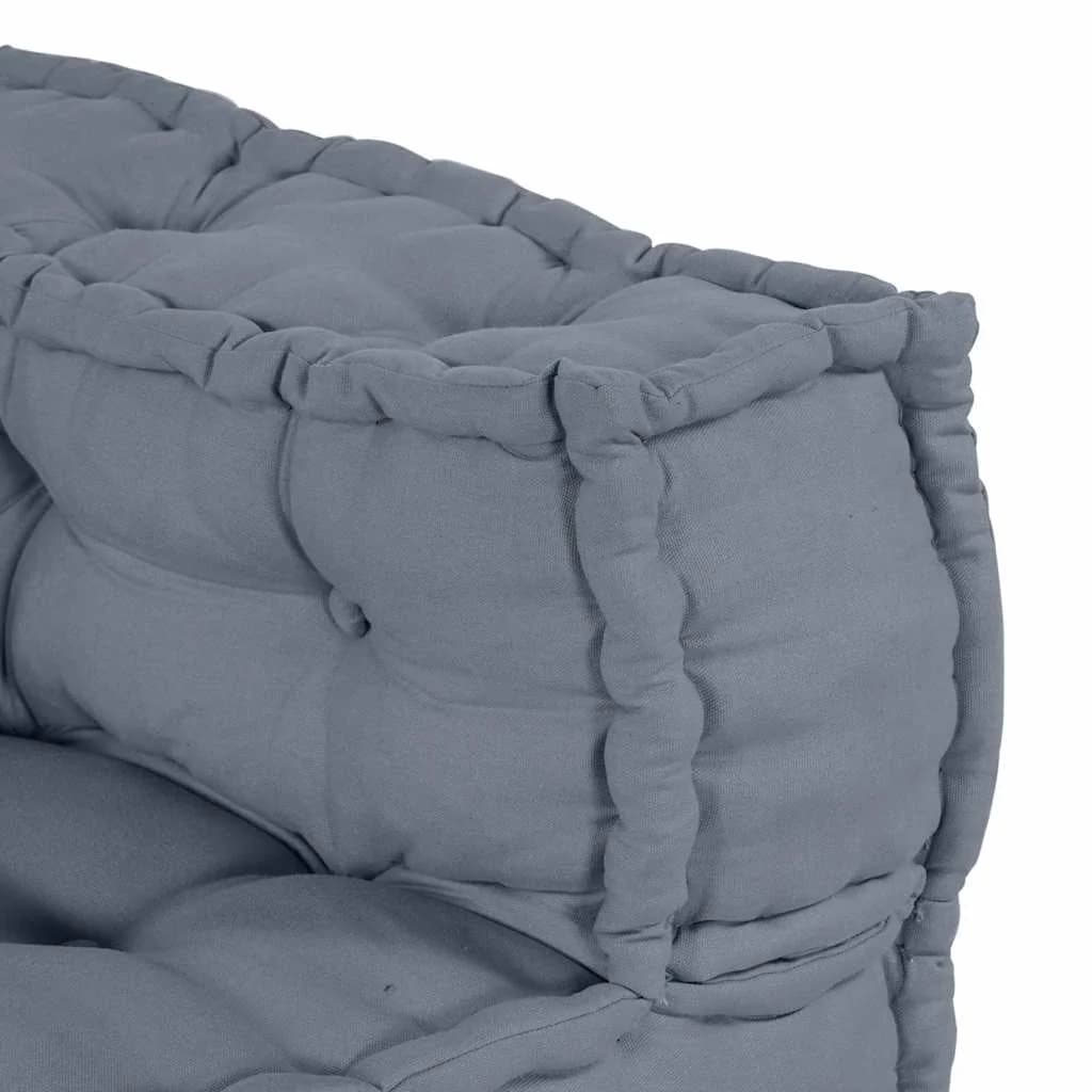 Modularna sedežna enota 3 kos Blago Siva 140 x 70 x 36 cm - slika 8