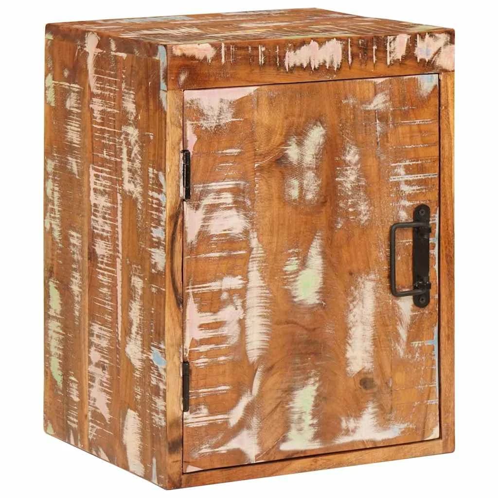 Nočna omarica 2 kos Rjava 35 x 33 x 48 cm Trden predelan les - slika 2