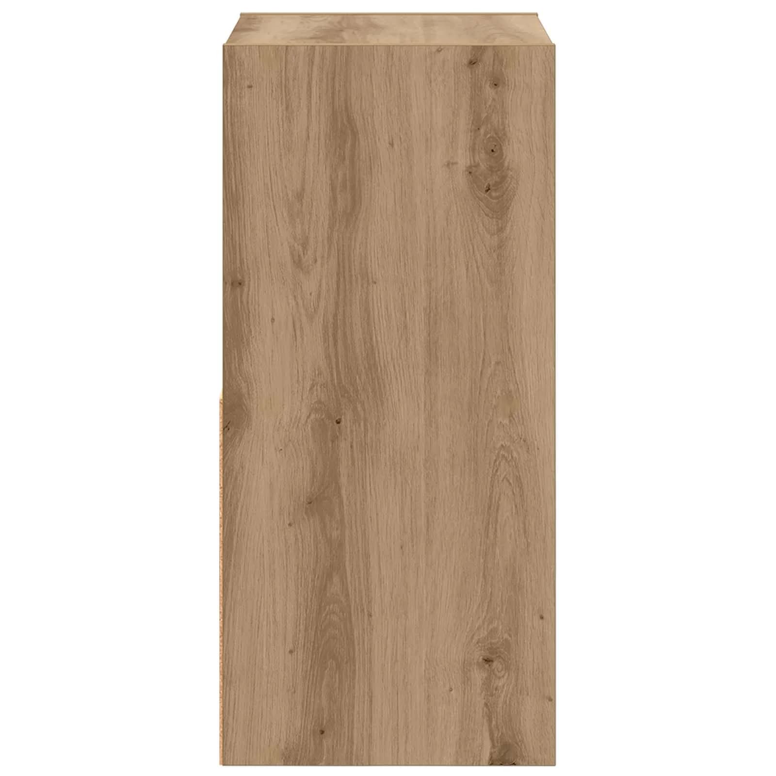 Nočna omarica 2 kos Umetni hrast 35 x 32 x 68,5 cm - slika 7