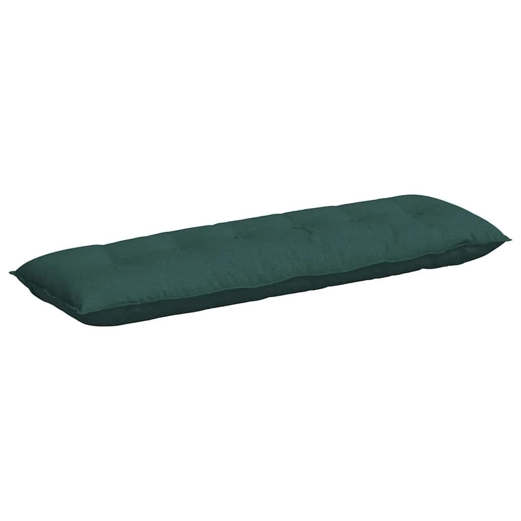 Poglavni vzglavnik Temno zelena 160 x 19 x 50 cm blago - slika 2